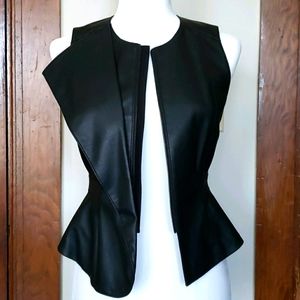 BCBG Vegan Leather Vest